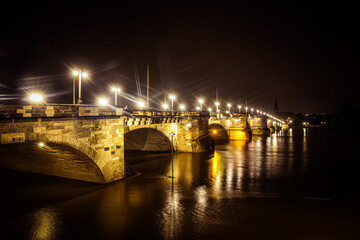 bridge at night