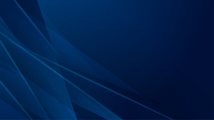 Abstract blue background with dynamic shine light and dark blue gradient texture. Technology network vector illustration for business presentation and template