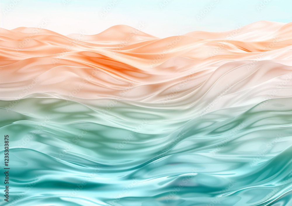 Poster dreamy holographic abstract background - ideal for web design and presentations