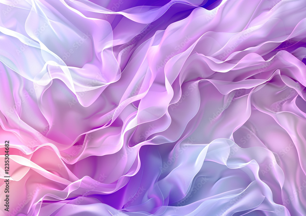Aufkleber serene holographic abstract backdrop - ideal for web design and branding