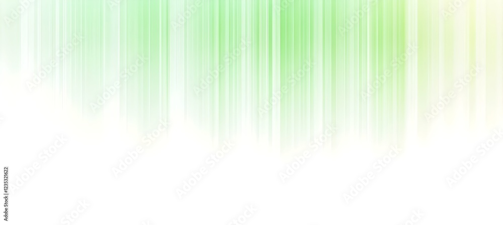 Poster abstract green and white vertical lines background soft pastel color gradient modern minimalist desi