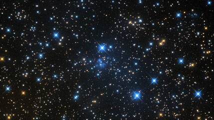 Star cluster, cosmic dust, deep space, galactic expanse, astronomy