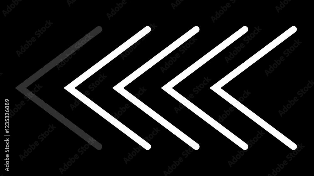 Poster can be used to compose various media such as newsabstract directional swipe arrow or pointer icon an