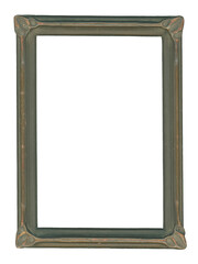 Antique Art Nouveau Pie Crust Frame – Ornate Vintage Decorative Border PNG