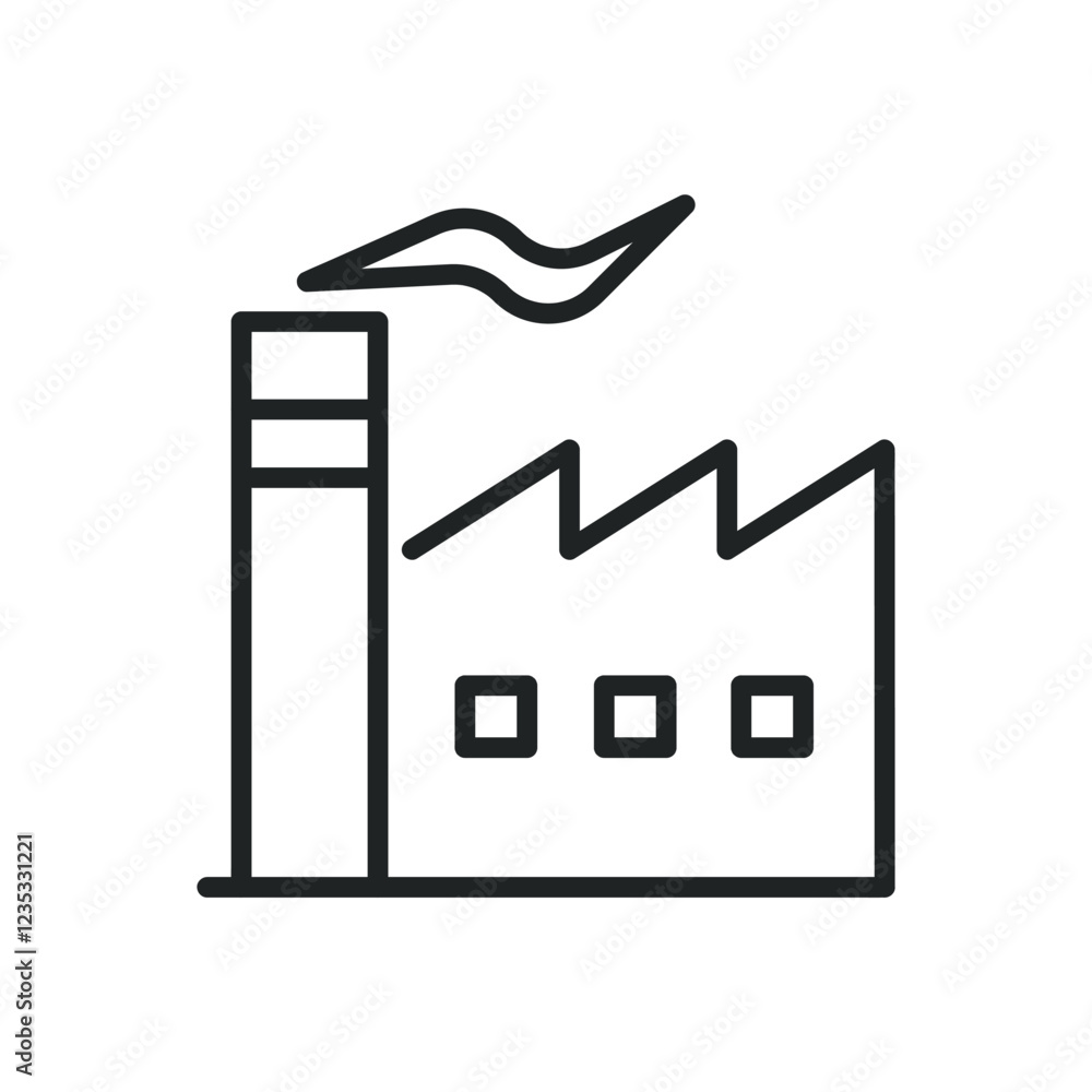 Poster factory thin line icons. editable stroke and perfect pixel on transparent background
