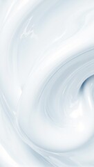 Elegant white porcelain with flowing highlights   close up shot