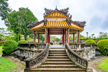 Hue - Vietnam. December 08, 2015. Imperial Enclosure Top choice historic site in Hue, Vietnam.