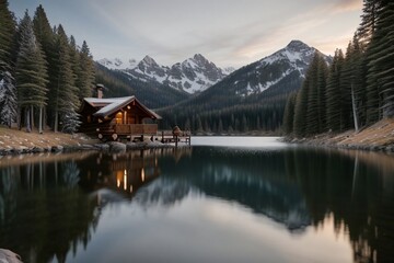 Fototapeta premium Mountain House