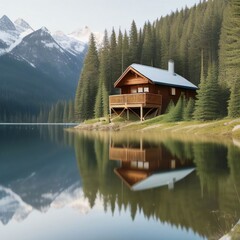 Obraz premium Mountain House