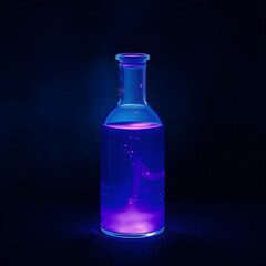 pixel art purple potion bottle