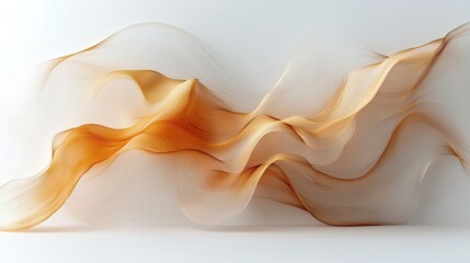 Abstract flowing waves of warm colors creating a serene and dynamic background