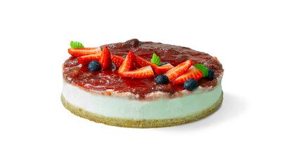 Delicious Cheesecake on a Plate