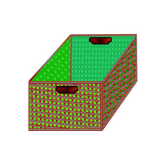 plastic buscket for Cloth Storage or Shopping