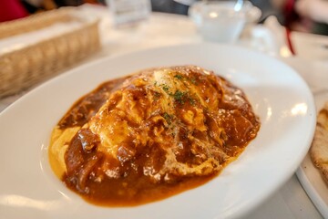 豪華なオムライス