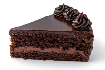 Decadent Chocolate Cake Slice