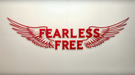 fearless & free Text