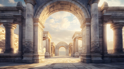 Timeless Archway: The Strength and Elegance of Keystone Architecture