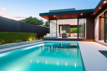 Backyard pool