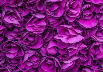 Obraz premium Vibrant Purple Rose Petals Craft Background for Decorative Use and Floral Arrangements