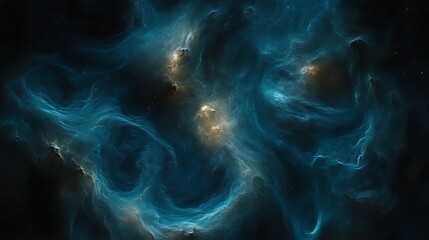 Obraz premium Celestial Nebula Swirling Cosmic Cloudscape