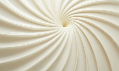 Creamy swirl background texture, abstract spiral, food or cosmetic product design element