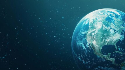 Stunning View of Planet Earth from Space, North America Visible