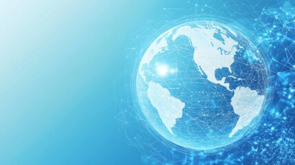 Global Network Connections: A Digital World Map