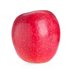 One fresh red apple isolated on white
