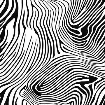 A zebra print background with black and white stripes