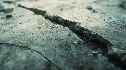 Fototapeta premium Cracked Earth Texture: A Detailed Close-Up