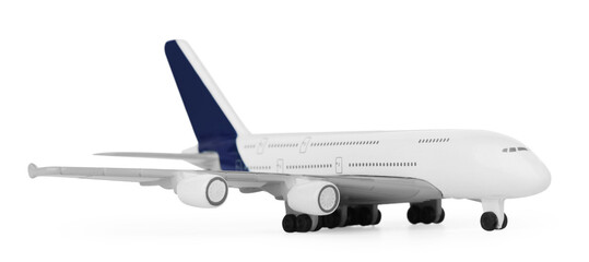 One model of plane isolated on white