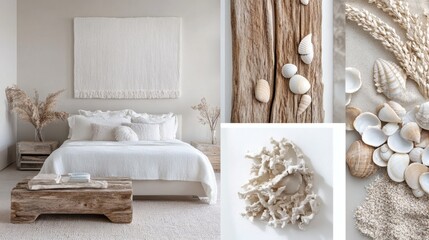 Coastal Serenity Minimalist Beach House Bedroom Decor Inspiration