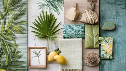 Tropical Paradise A Stylish Collection of Fabrics and Textures