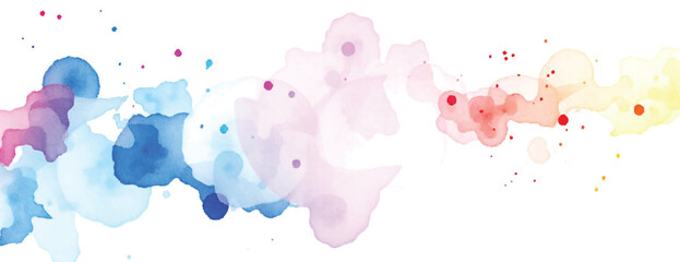 Holi colorful abstract liquid watercolor background with artistic, paint, splashes, grunge, splatter, texture, powder, Artwork for creative banner, card, template, effect, ink, blot design vector