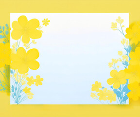 Generated Image개나리, 봄, 메모지, 알림, 편지지, 다이어리 꾸미기, 꽃 삽화, 봄꽃 삽화, 봄철 알림, 알림장, 메모장, 공지, sns 카드뉴스, 꽃 이미지, 춘분, 절기