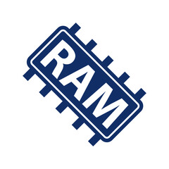 ram memory icon vector design templates