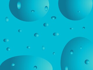 Blue background with bubbles