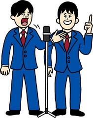 若手漫才コンビ