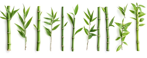 Bamboo growth stages nature plant photography minimalist aesthetic