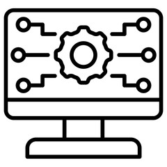 Digital Transformation Icon