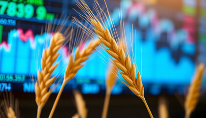 stock market display, digital ticker board, financial data, colorful graphs, LED screen, trading floor, NYSE, vibrant numbers, red and green indicators, real-time market trends, electronic display, fi