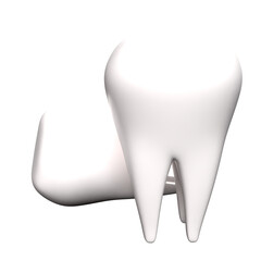 The White tooth for Health or medical concept.