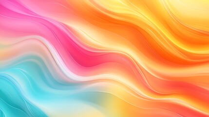 Obraz premium Abstract Colorful Waves Flowing Design