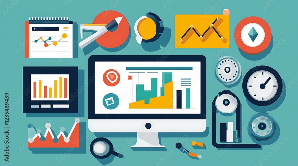 Aufkleber business data analysis and monitoring tools overview