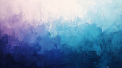 Fototapeta premium Serene Watercolor Wash Soft Blues Purples Gradient Background. AI Generated