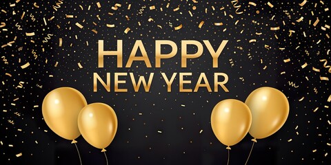 The image is a digital greeting card for the New Year