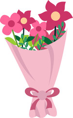 Valentine Flower Bouqet