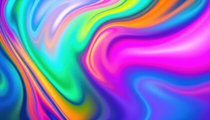 Vivid abstract swirling colors in a vibrant fluid motion pattern