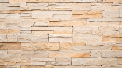 Obraz premium brick wall. light brown brick wall texture. brick wall with background for your banner and creative work.