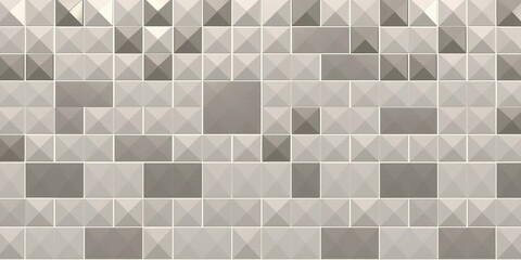Modern Semigloss Triangular Tile Wall 3D Black Geometric Blocks